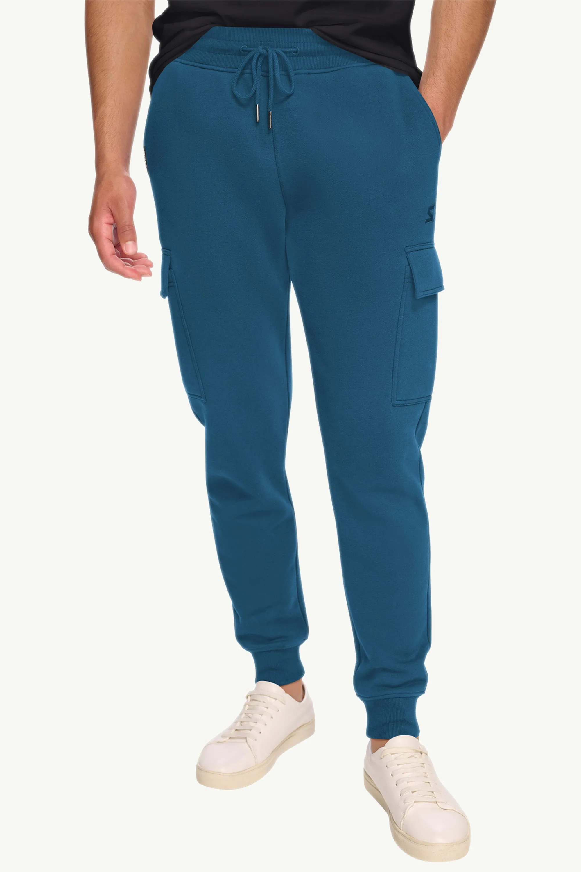 MENS STARTER EMBROIDERED FLEECE CARGO JOGGER sold by Starter