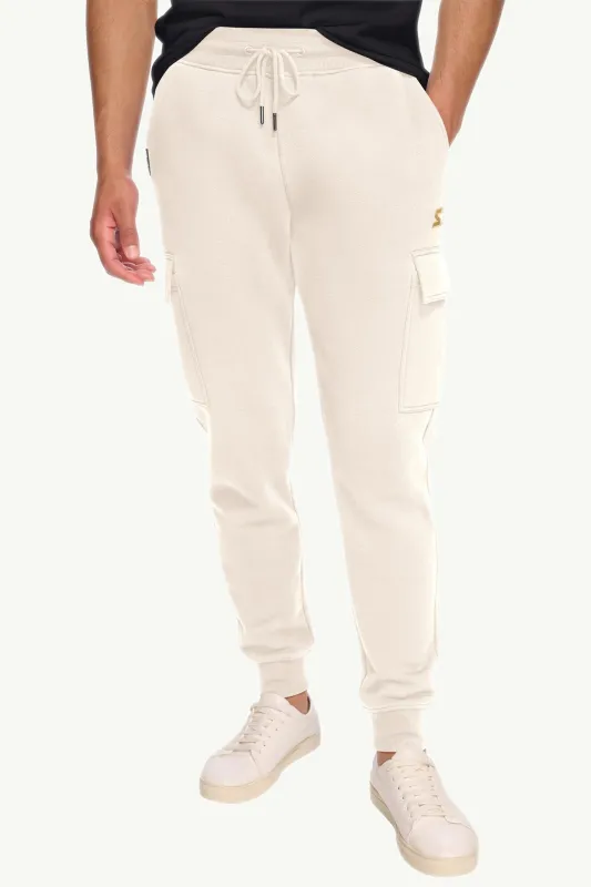 MENS STARTER EMBROIDERED FLEECE CARGO JOGGER made by Starter