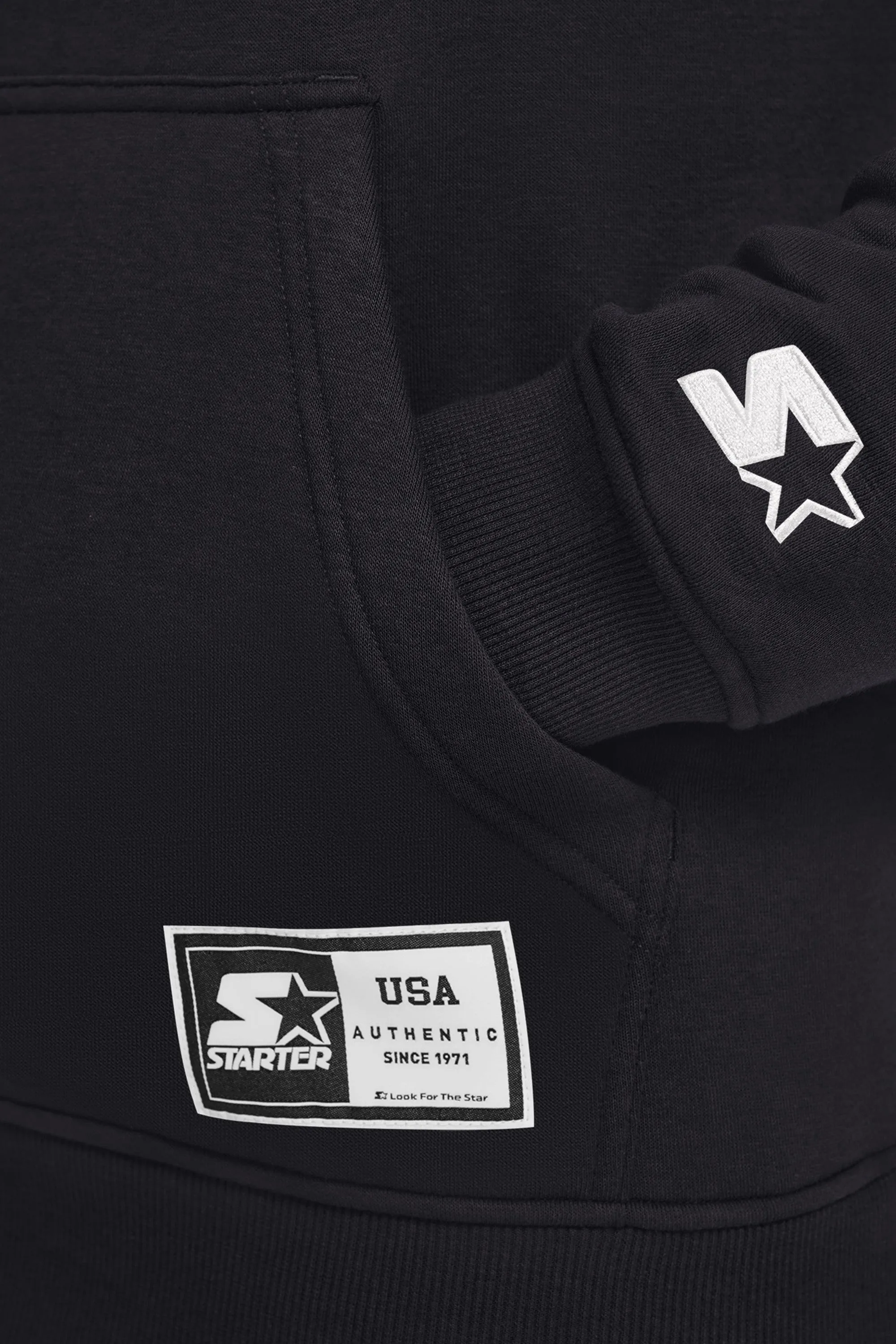 MENS STARTER EMBROIDERED FLEECE HOODIE sold by Starter product image thumbnail 3