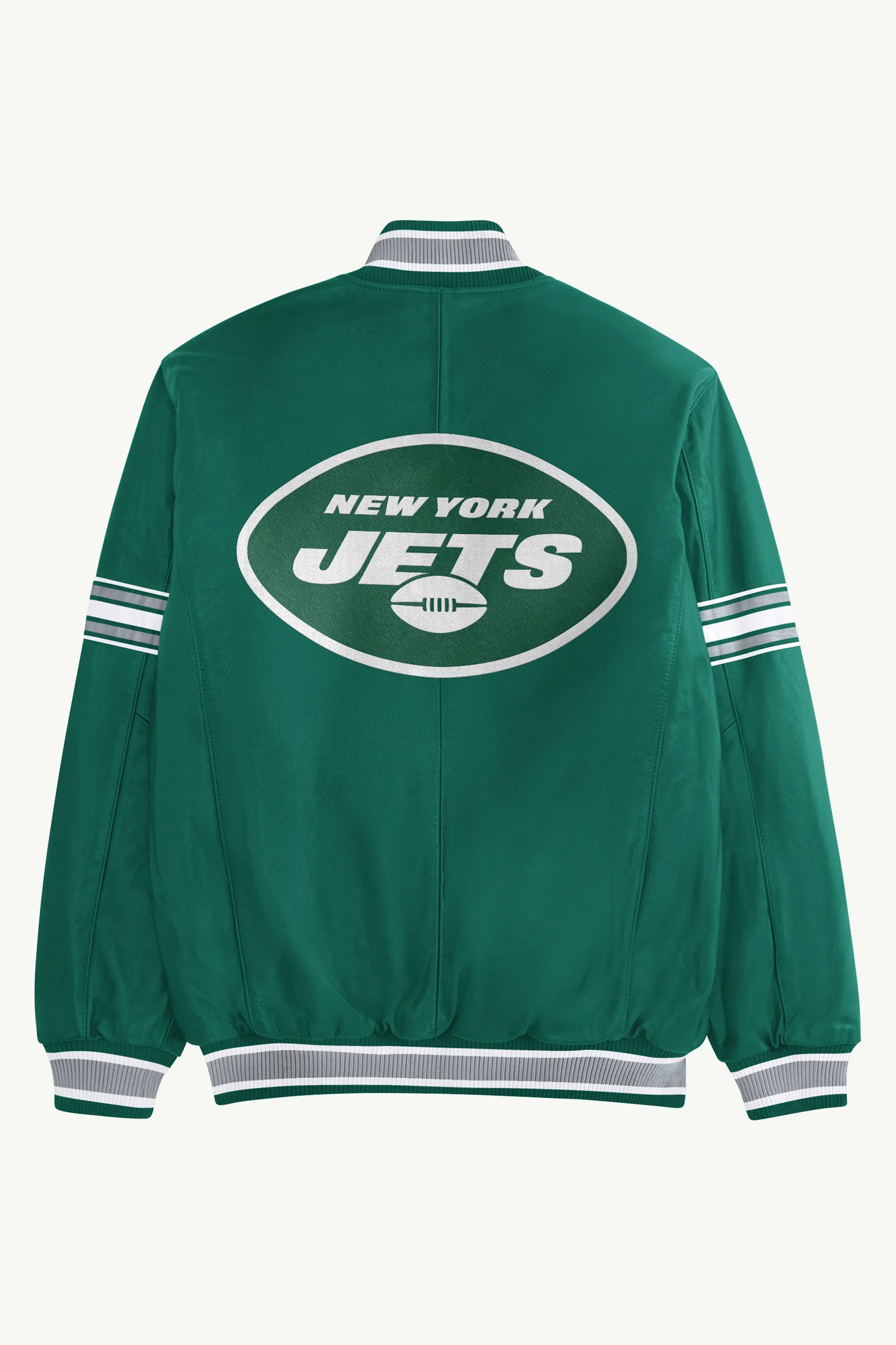 MENS NEW YORK JETS VARSITY LEATHER JACKET sold by Starter product image thumbnail 2