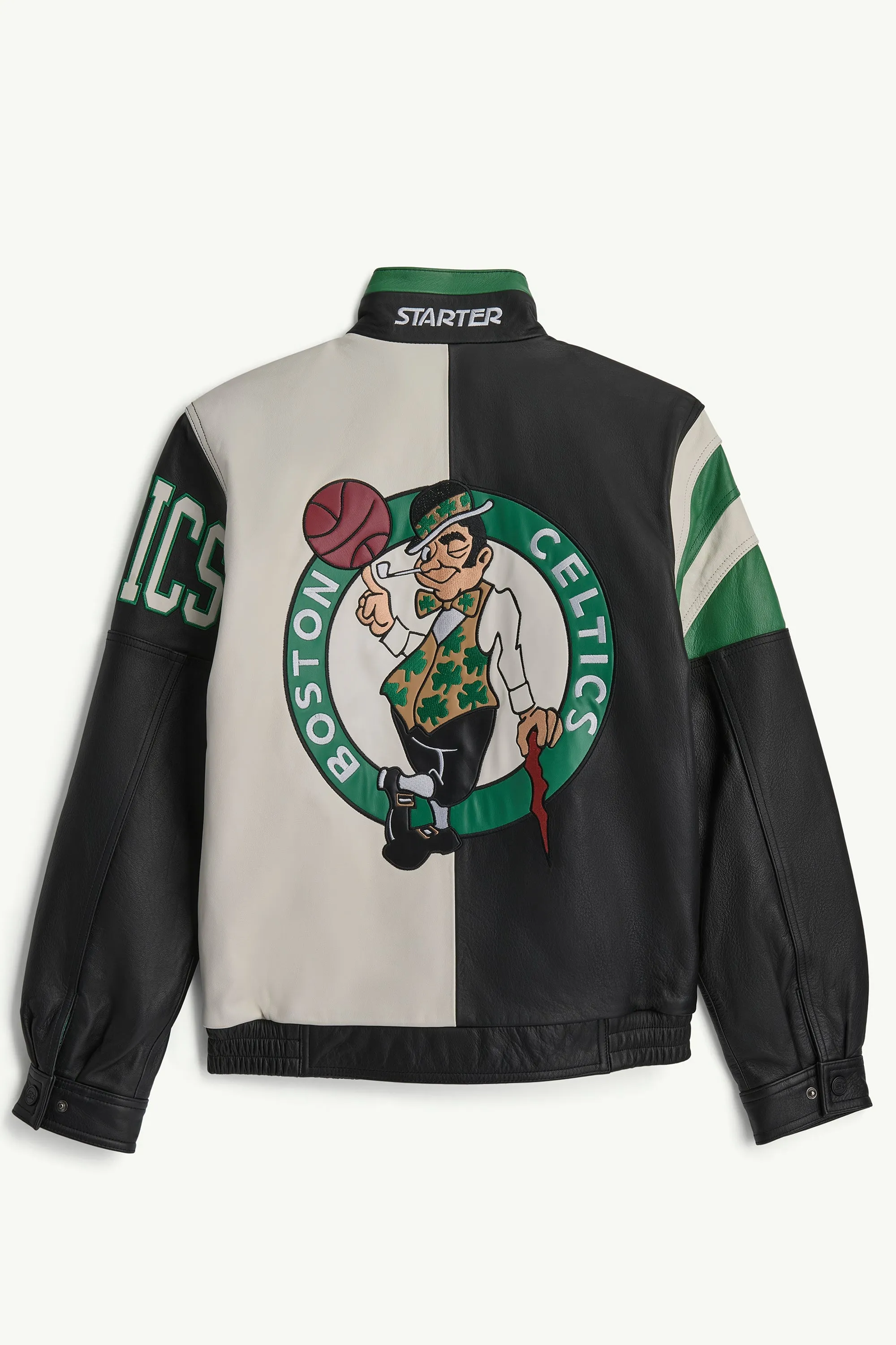 BOSTON CELTICS FULL ZIP LEATHER JACKET sold by Starter product image thumbnail 2
