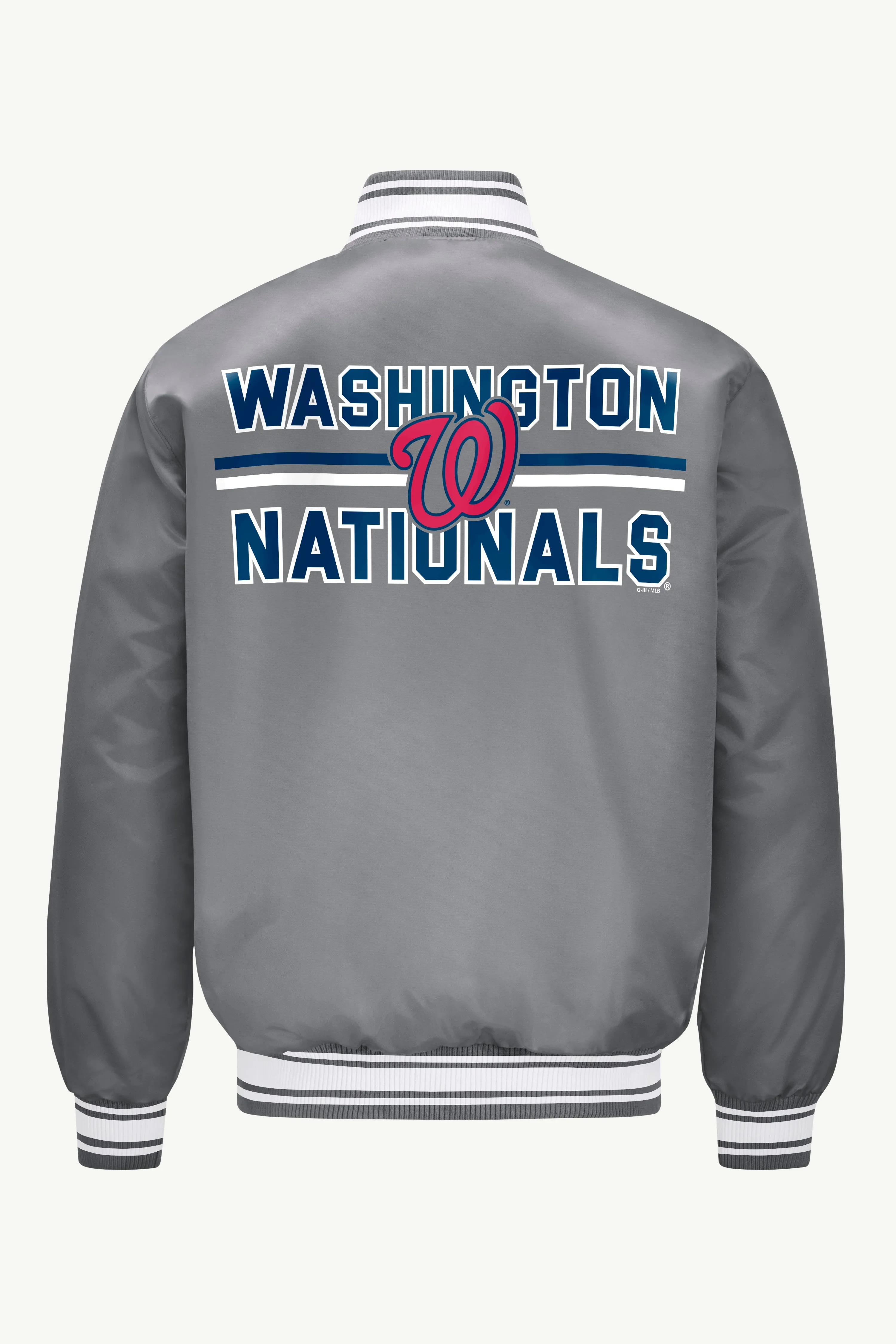 MENS WASHINGTON NATIONALS SATIN VARSITY JACKET sold by Starter product image thumbnail 2