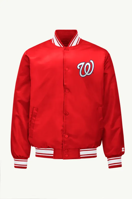 MENS WASHINGTON NATIONALS SATIN VARISTY JACKET sold by Starter
