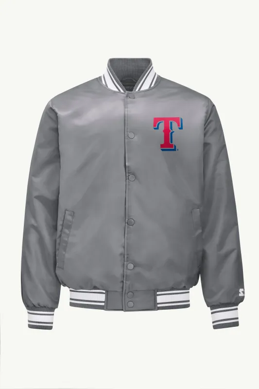 MENS TEXAS RANGERS SATIN VARSITY JACKET sold by Starter