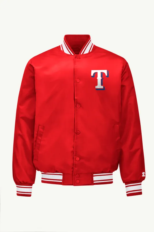 MENS TEXAS RANGERS SATIN VARSITY JACKET sold by Starter