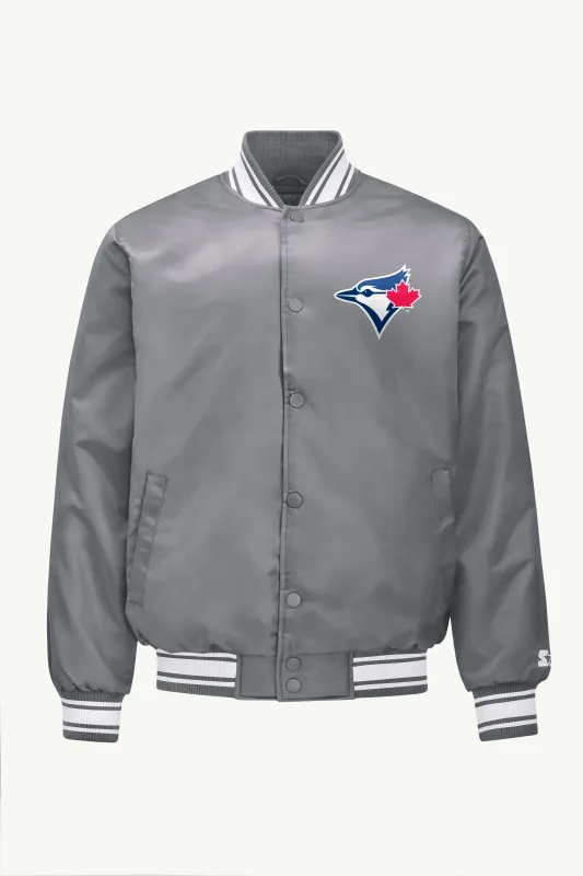 MENS TORONTO BLUE JAYS SATIN VARSITY JACKET sold by Starter