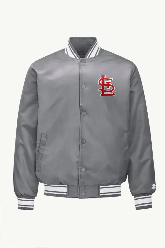 MENS ST LOUIS CARDINALS SATIN VARISTY JACKET sold by Starter