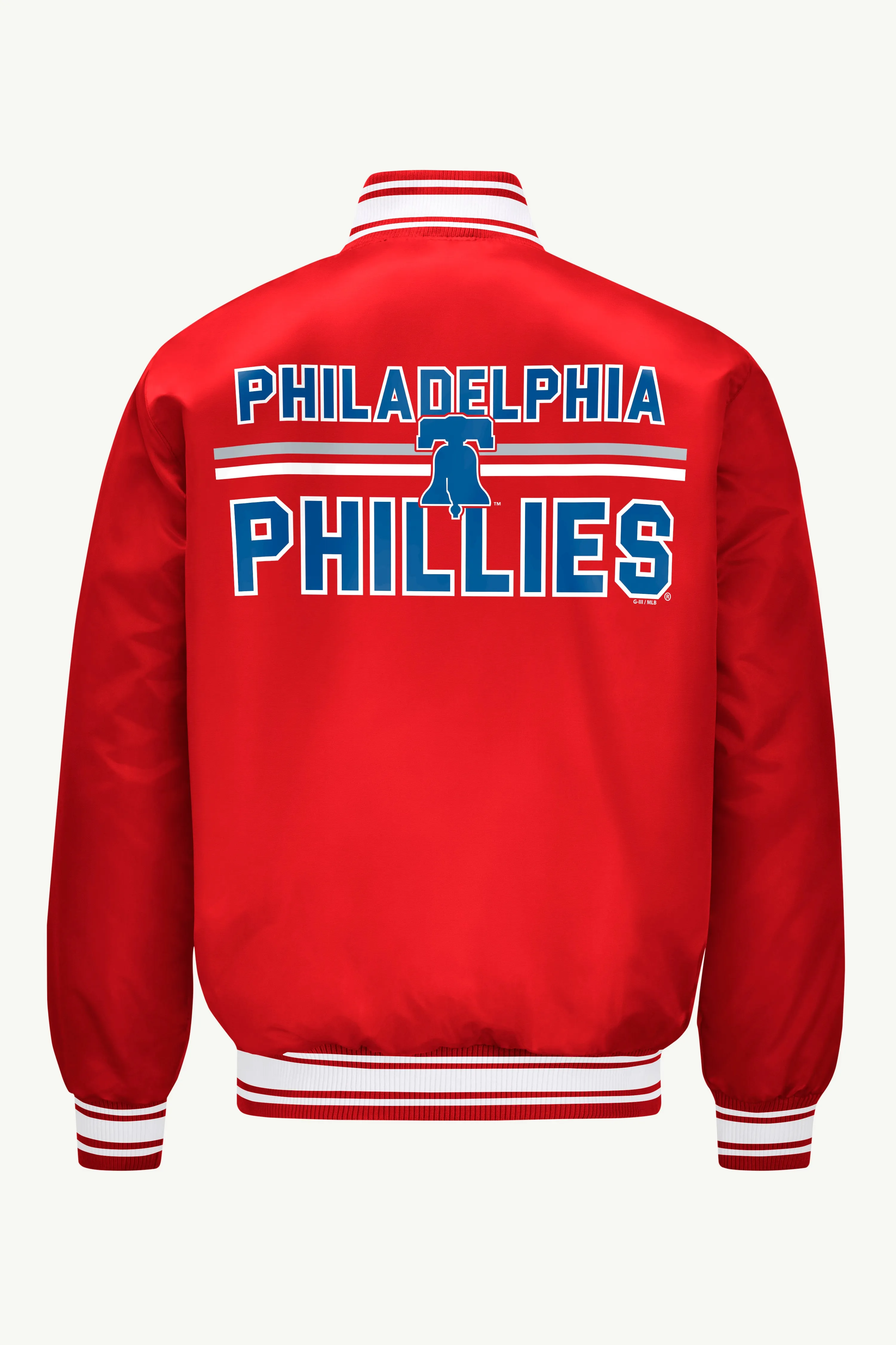 MENS PHILADELPHIA PHILLIES SATIN VARSITY JACKET sold by Starter product image thumbnail 3