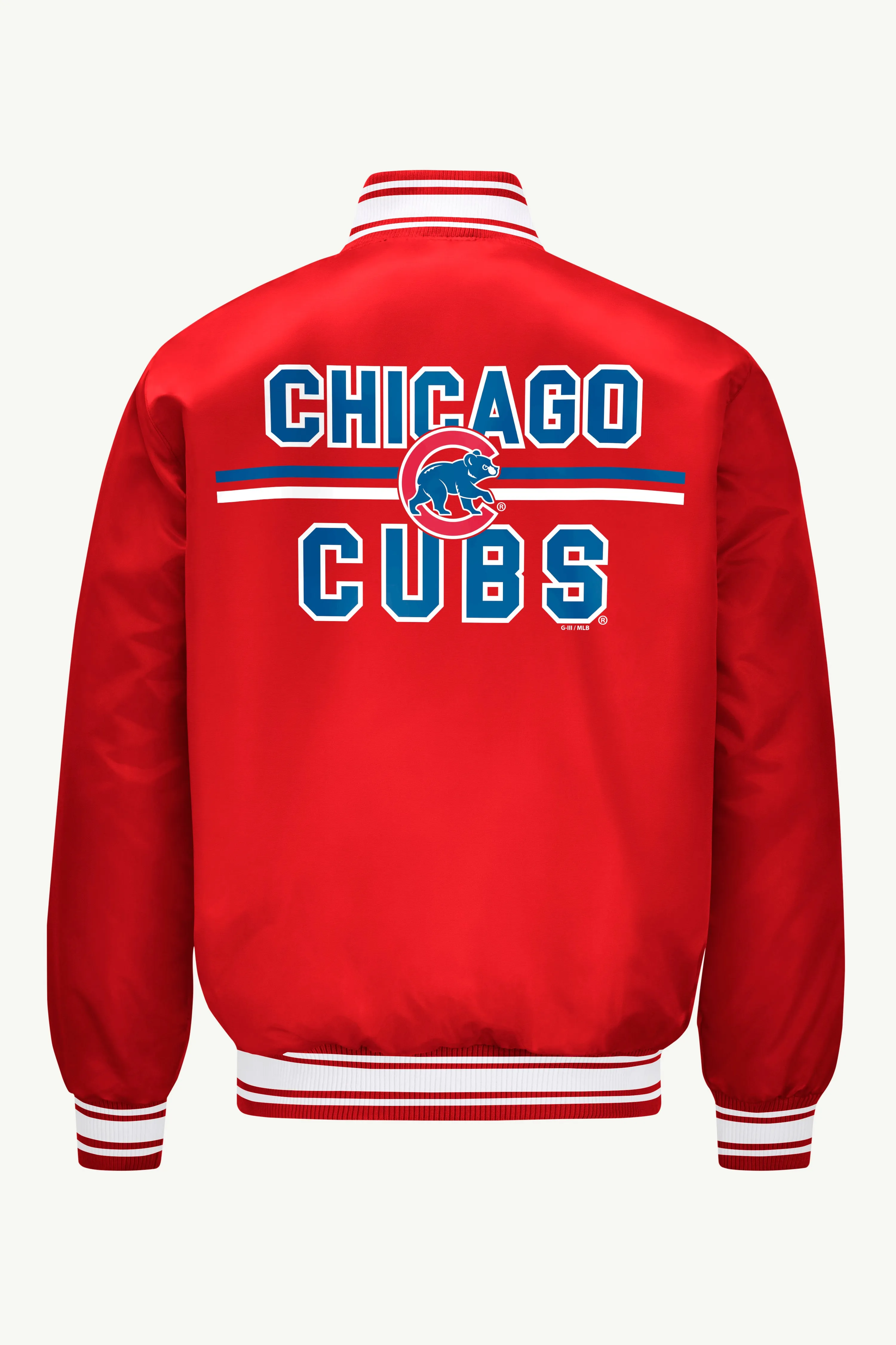 MENS CHICAGO CUBS SATIN VARSITY JACKET sold by Starter product image thumbnail 3