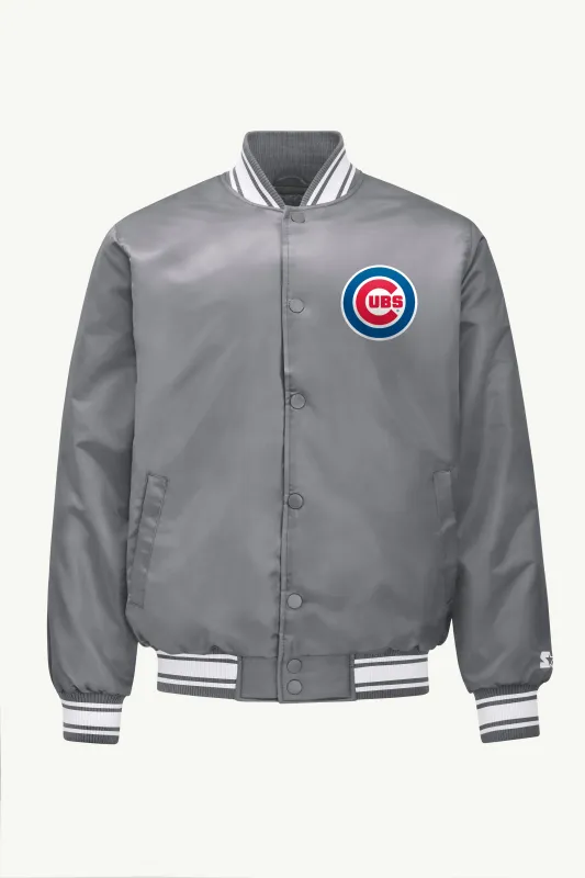 MENS CHICAGO CUBS SATIN VARSITY JACKET sold by Starter