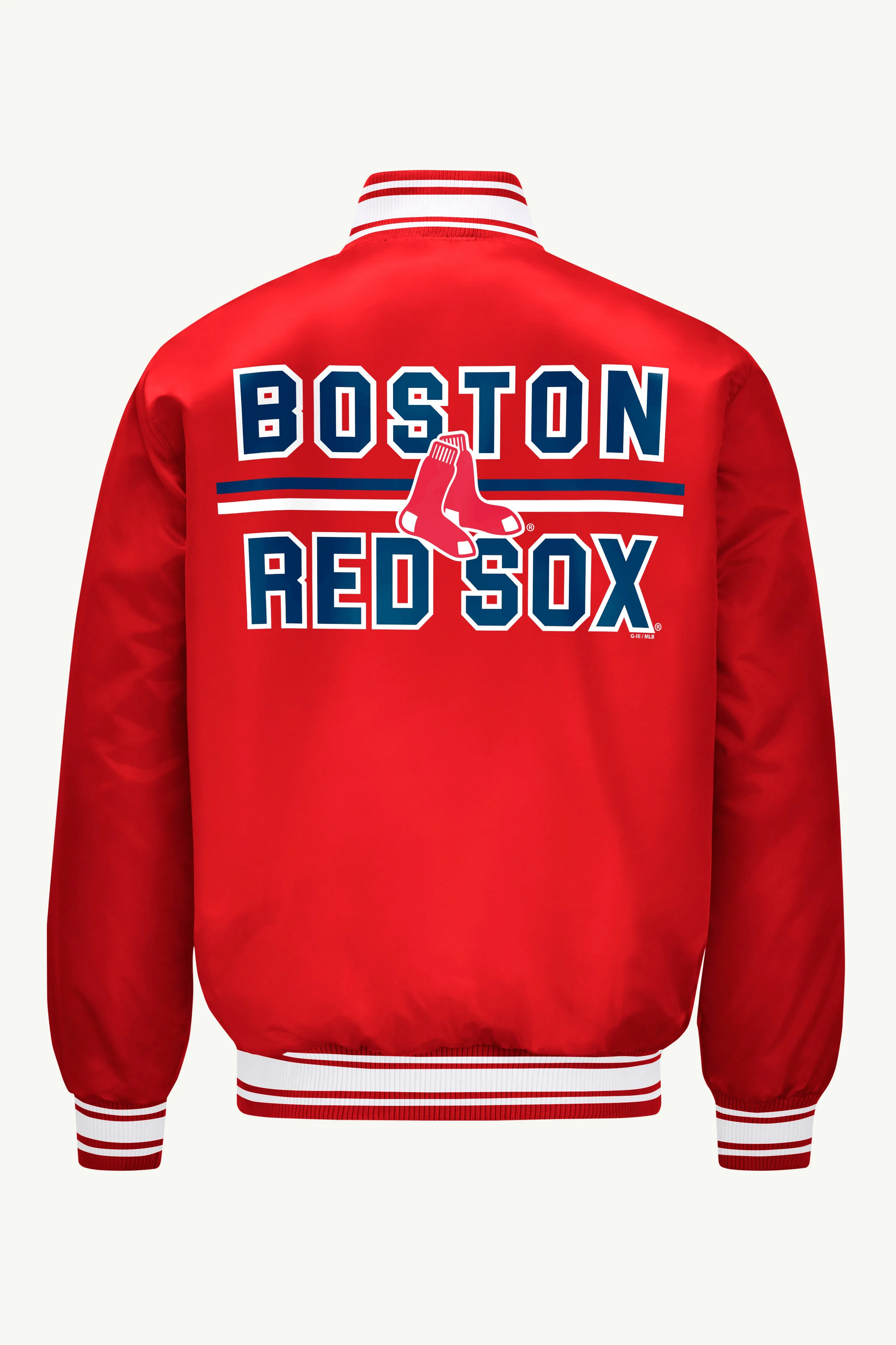 MENS BOSTON RED SOX SATIN VARSITY JACKET sold by Starter product image thumbnail 3