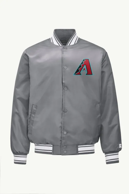 MENS ARIZONA DIAMONDBACKS SATIN VARISTY JACKET sold by Starter