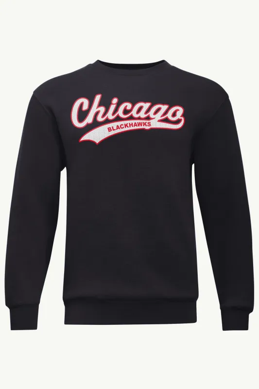 MENS CHICAGO BLACKHAWKS TAILSWEEP SWEATSHIRT made by Starter