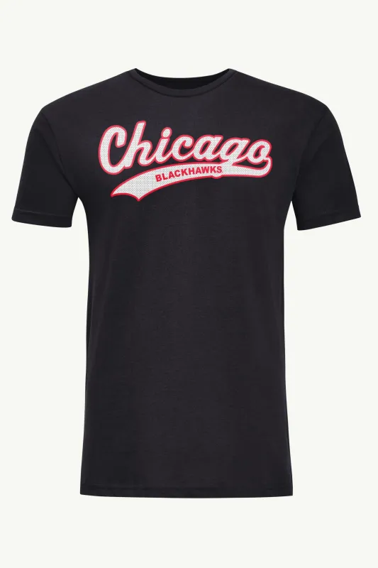 MENS CHICAGO BLACKHAWKS TAILSWEEP T SHIRT sold by Starter