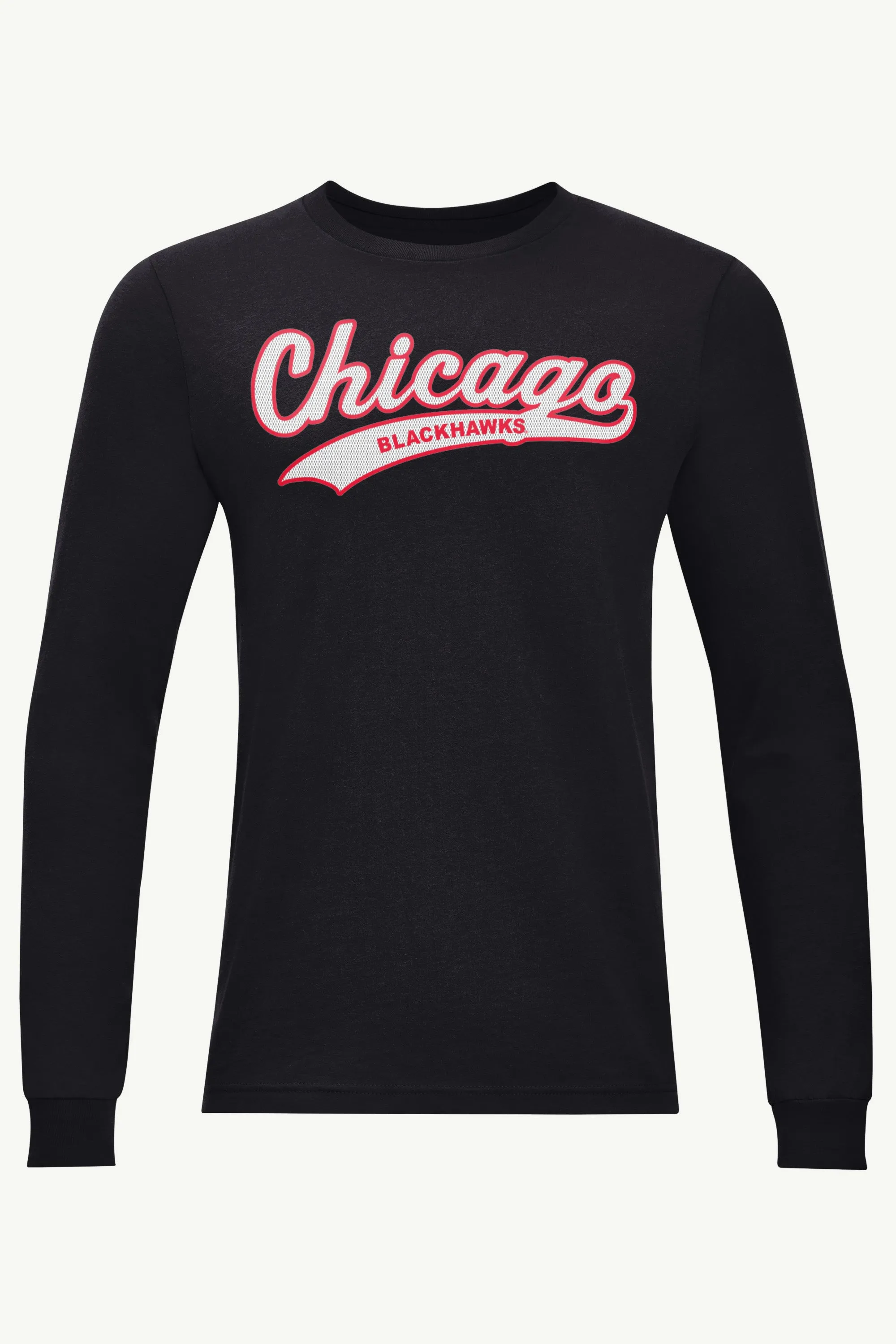 MENS CHICAGO BLACKHAWKS TAILSWEEP LONG SLEEVE T SHIRT sold by Starter