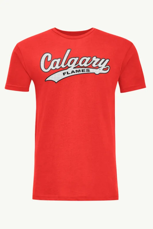 MENS CALGARY FLAMES TAILSWEEP T SHIRT sold by Starter