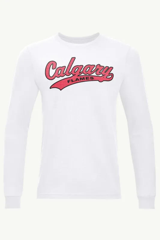 MENS CALGARY FLAMES TAILSWEEP LONG SLEEVE T SHIRT sold by Starter