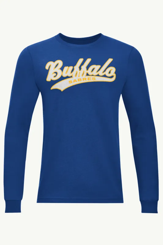 MENS BUFFALO SABRES TAILSWEEP LONG SLEEVE T SHIRT sold by Starter