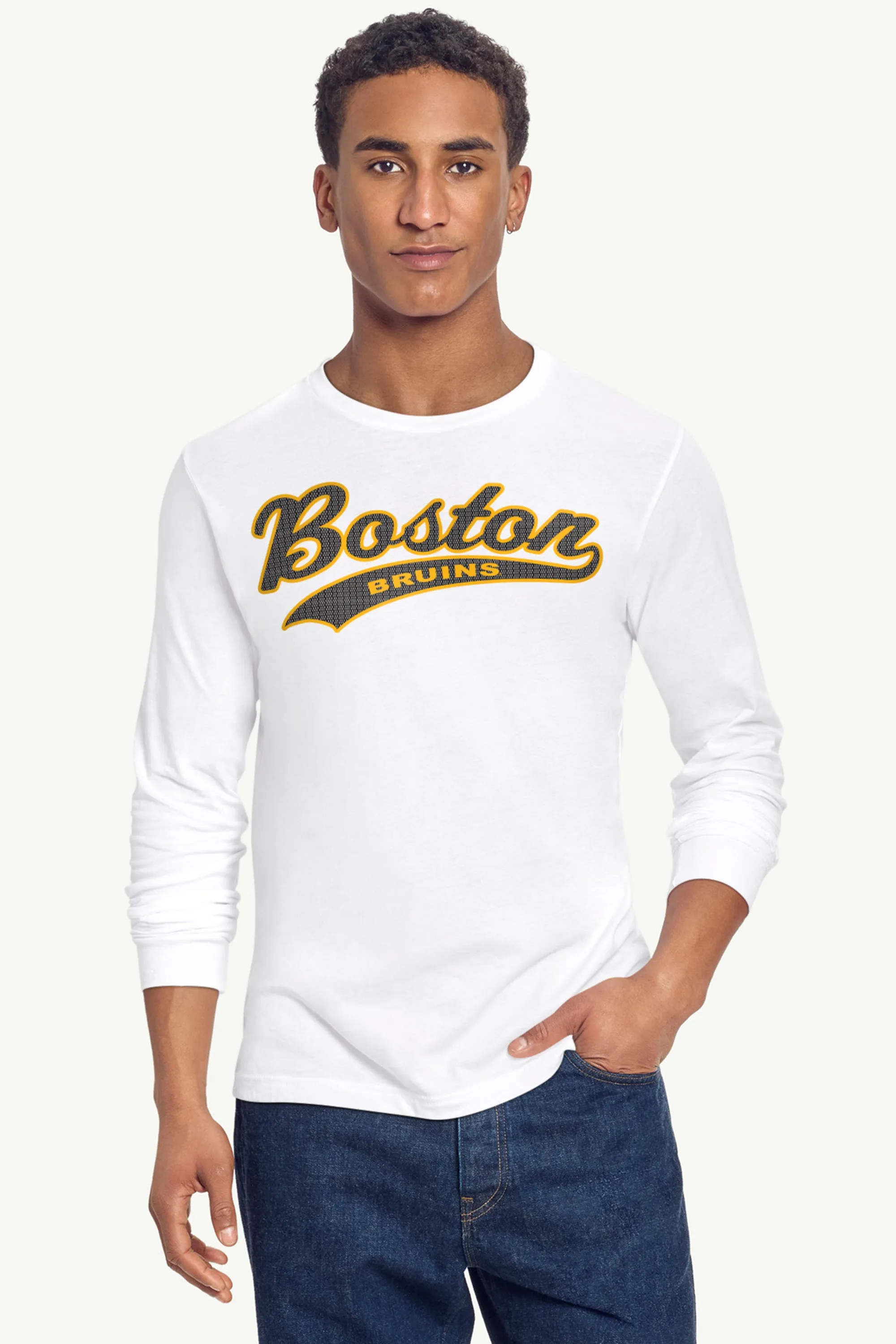MENS BOSTON BRUINS TAILSWEEP LONG SLEEVE T SHIRT sold by Starter product image thumbnail 2