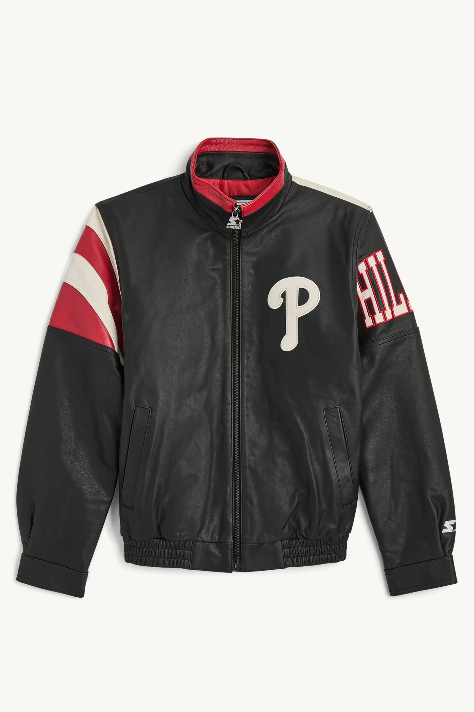 MENS PHILADELPHIA PHILLIES RETRO LEATHER JACKET sold by Starter