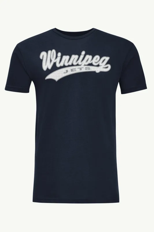 MENS WINNIPEG JETS TAILSWEEP T SHIRT sold by Starter