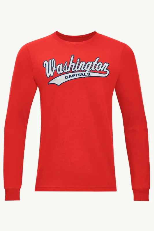 MENS WASHINGTON CAPITALS TAILSWEEP LONG SLEEVE T SHIRT sold by Starter