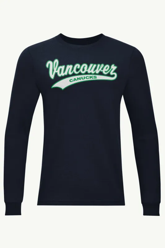 MENS VANCOUVER CANUCKS TAILSWEEP LONG SLEEVE T SHIRT sold by Starter