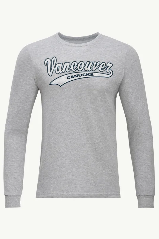 MENS VANCOUVER CANUCKS TAILSWEEP LONG SLEEVE T SHIRT sold by Starter