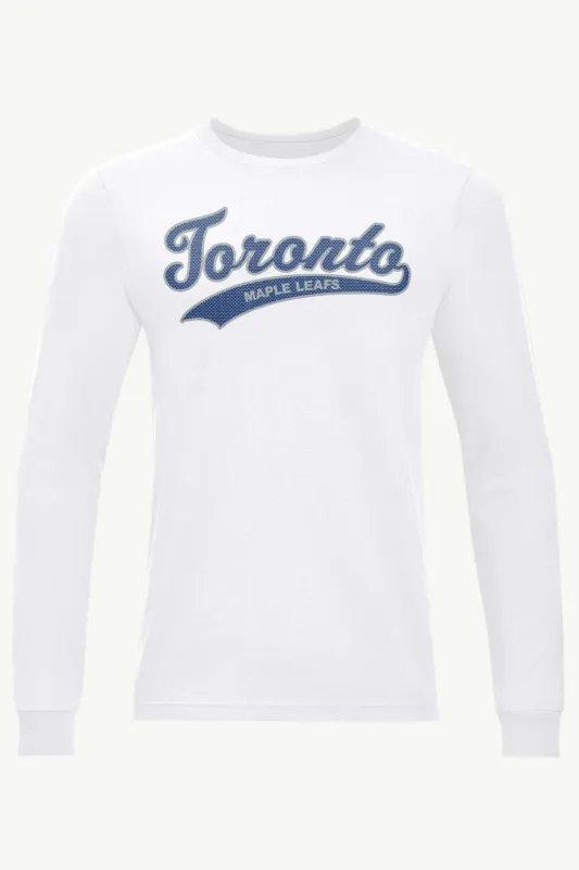 MENS TORONTO MAPLE LEAFS TAILSWEEP LONG SLEEVE T SHIRT sold by Starter
