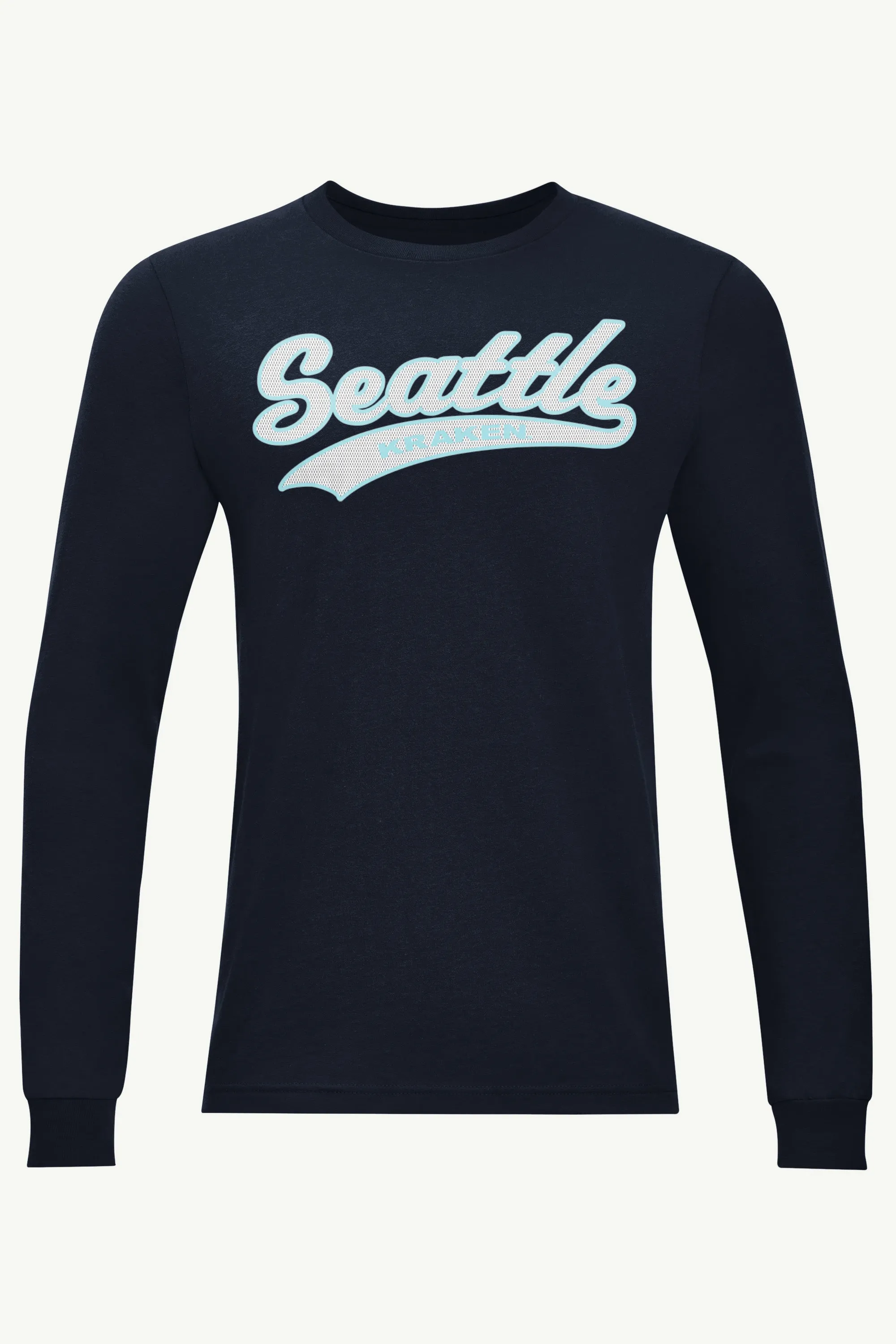 MENS SEATTLE KRAKEN TAILSWEEP LONG SLEEVE T SHIRT sold by Starter