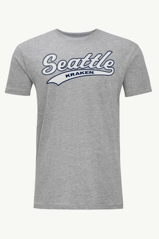 MENS SEATTLE KRAKEN TAILSWEEP T SHIRT made by Starter