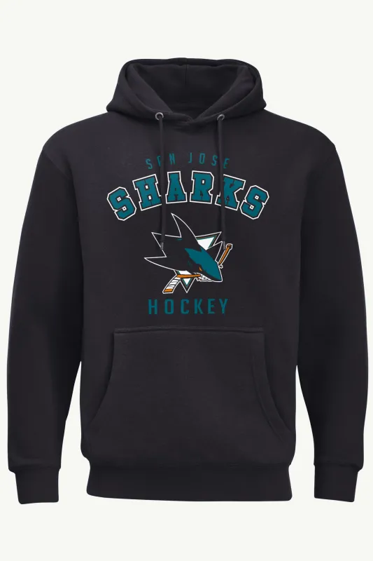 MENS SAN JOSE SHARKS GRAPHIC HOODIE made by Starter