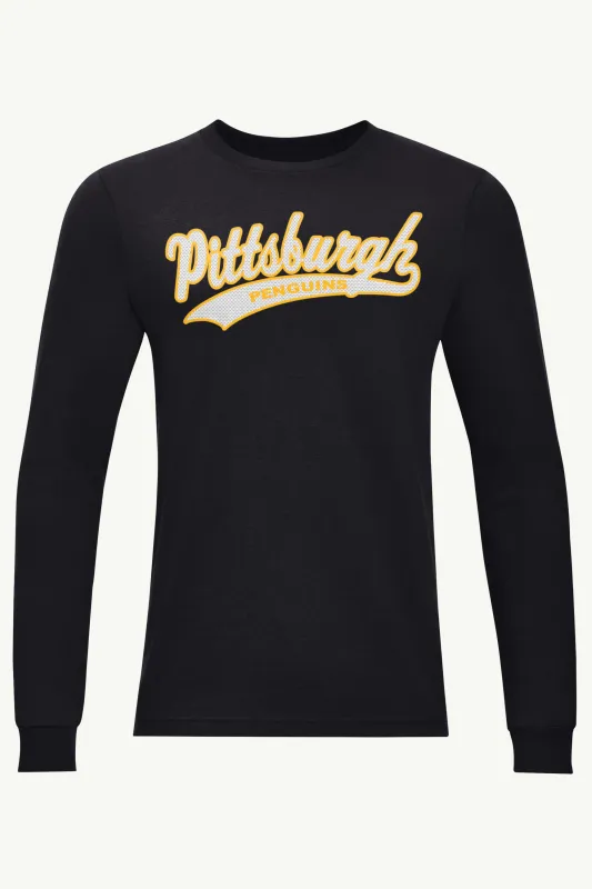MENS PITTSBURGH PENGUINS TAILSWEEP LONG SLEEVE T SHIRT sold by Starter