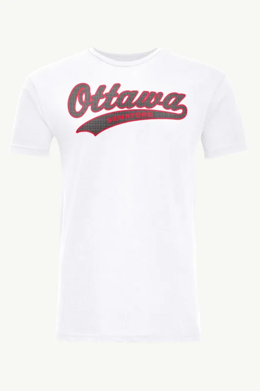 MENS OTTAWA SENATORS TAILSWEEP T SHIRT made by Starter