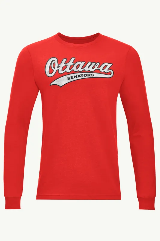 MENS OTTAWA SENATORS TAILSWEEP LONG SLEEVE T SHIRT sold by Starter