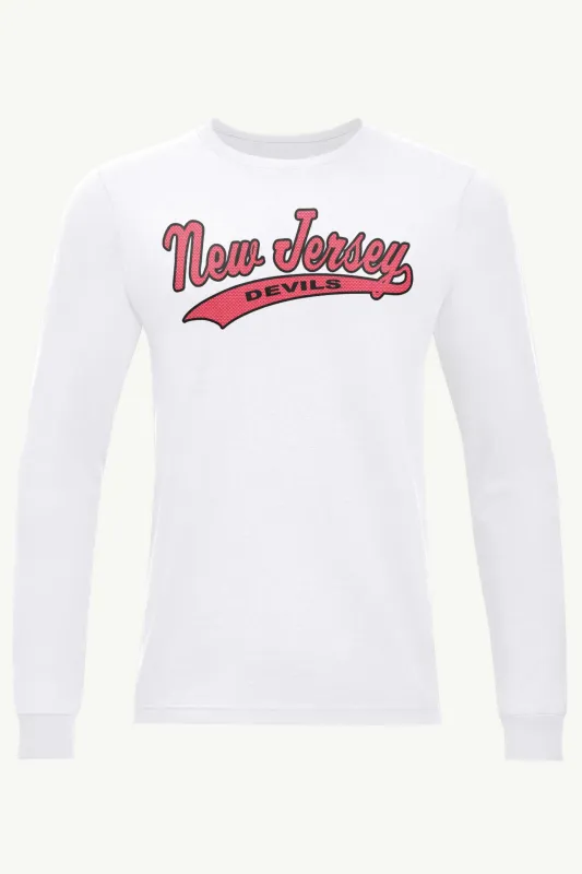 MENS NEW JERSEY DEVILS TAILSWEEP LONG SLEEVE T SHIRT sold by Starter