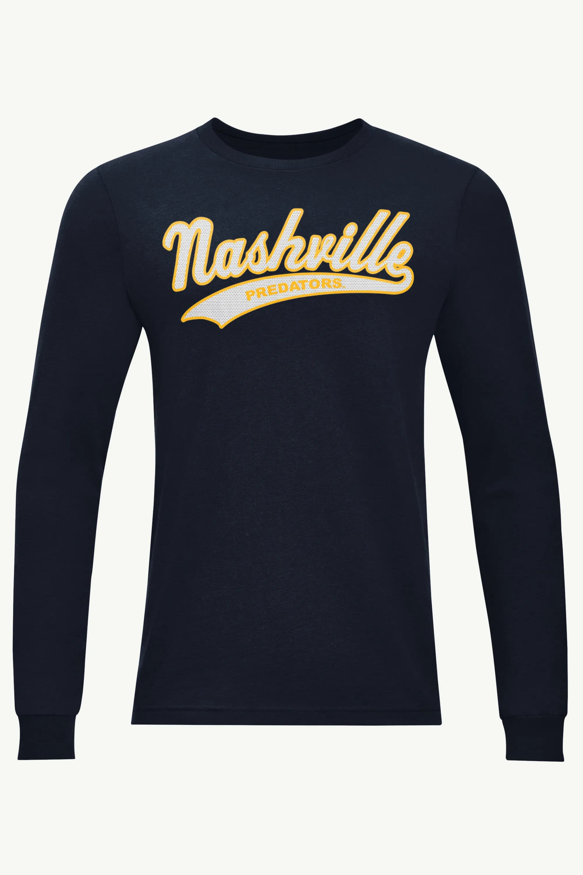 MENS NASHVILLE PREDATORS TAILSWEEP LONG SLEEVE T SHIRT sold by Starter