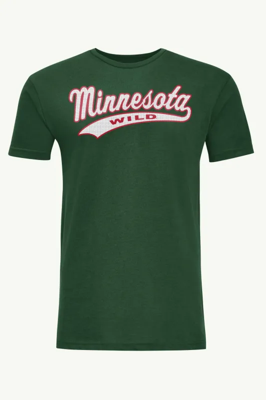 MENS MINNESOTA WILD TAILSWEEP T SHIRT made by Starter