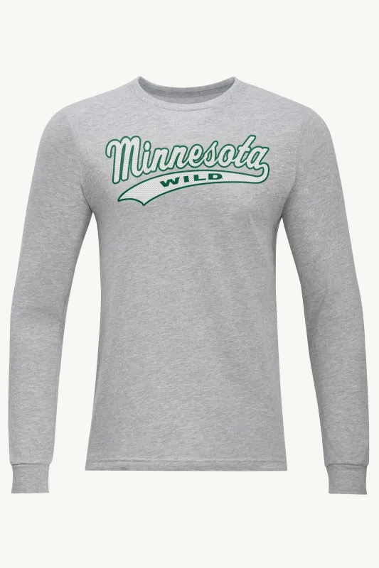 MENS MINNESOTA WILD TAILSWEEP LONG SLEEVE T SHIRT sold by Starter