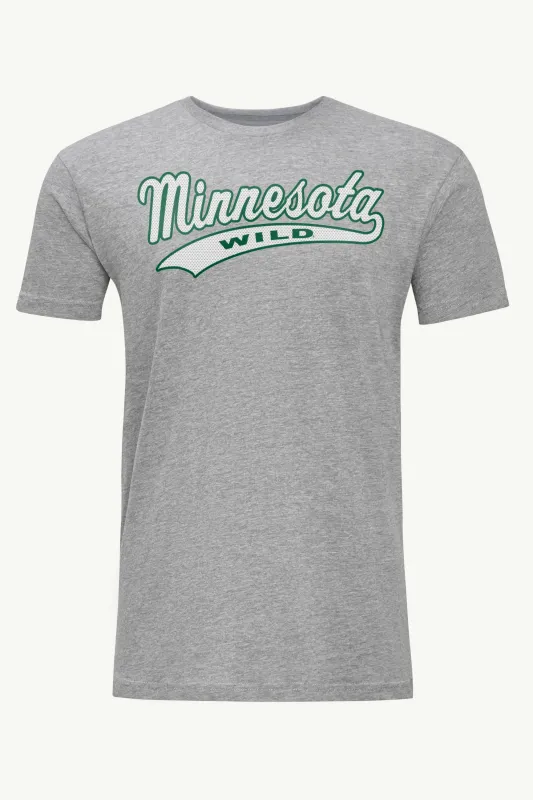 MENS MINNESOTA WILD TAILSWEEP T SHIRT made by Starter