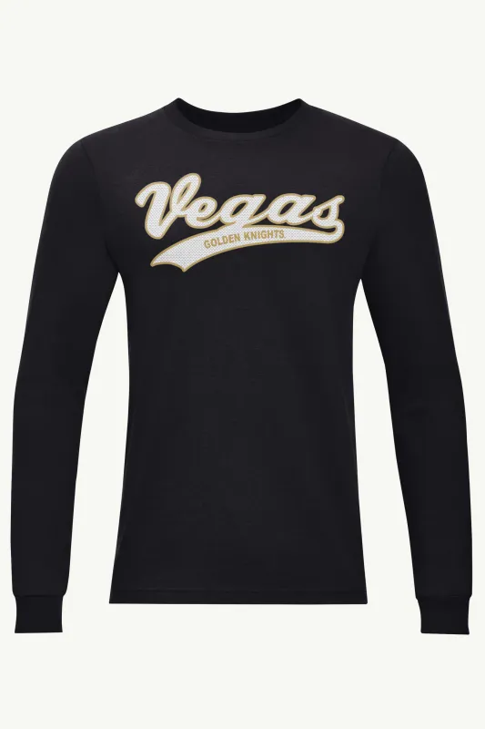 MENS LAS VEGAS GOLDEN KNIGHTS TAILSWEEP LONG SLEEVE T SHIRT sold by Starter