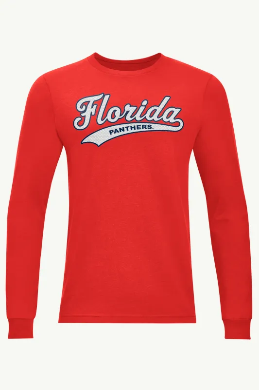 MENS FLORIDA PANTHERS TAILSWEEP LONG SLEEVE T SHIRT sold by Starter