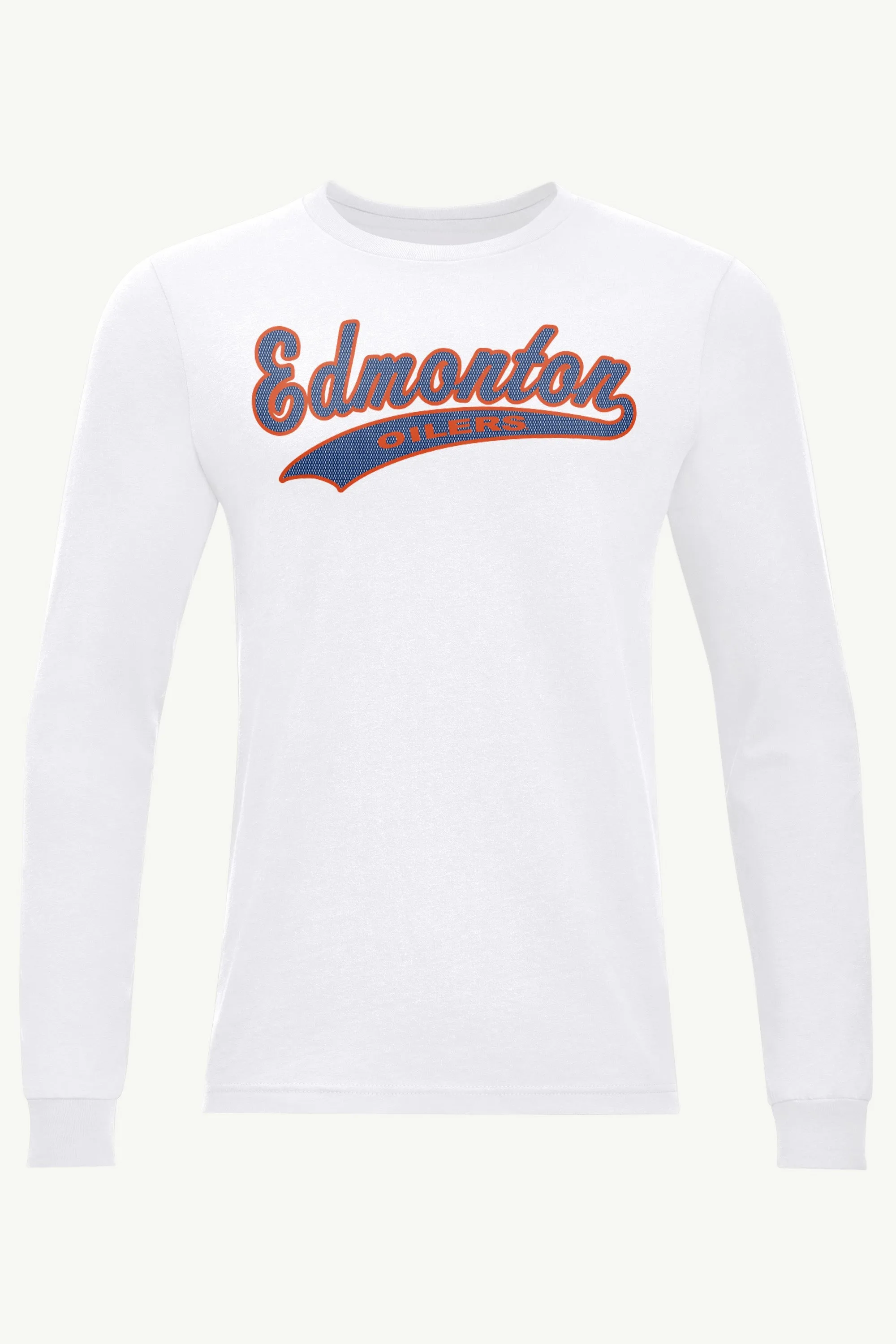 MENS EDMONTON OILERS TAILSWEEP LONG SLEEVE T SHIRT sold by Starter