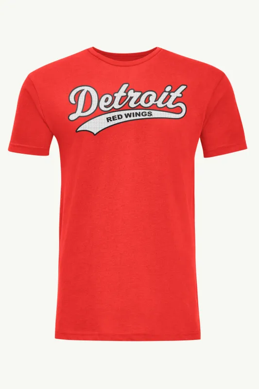 MENS DETROIT REDWINGS TAILSWEEP T SHIRT sold by Starter