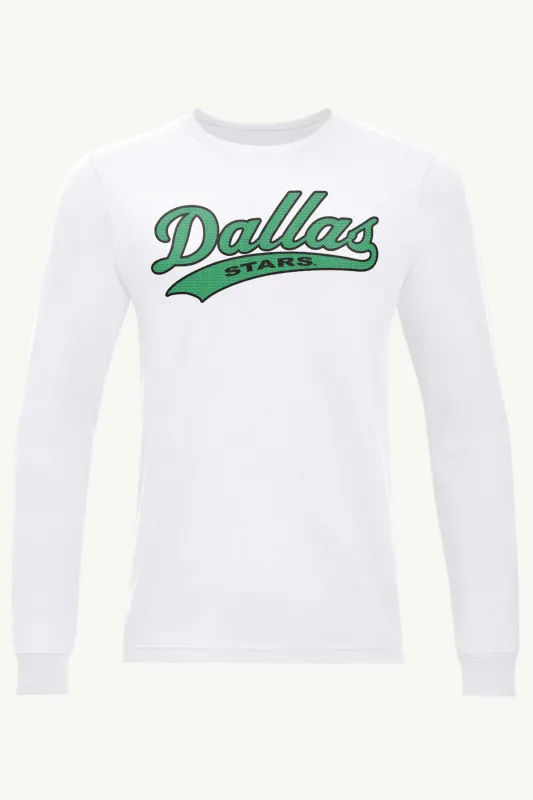 MENS DALLAS STARS TAILSWEEP LONG SLEEVE T SHIRT made by Starter