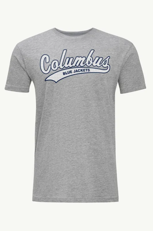 MENS COLUMBUS BLUE JACKETS TAILSWEEP T SHIRT sold by Starter
