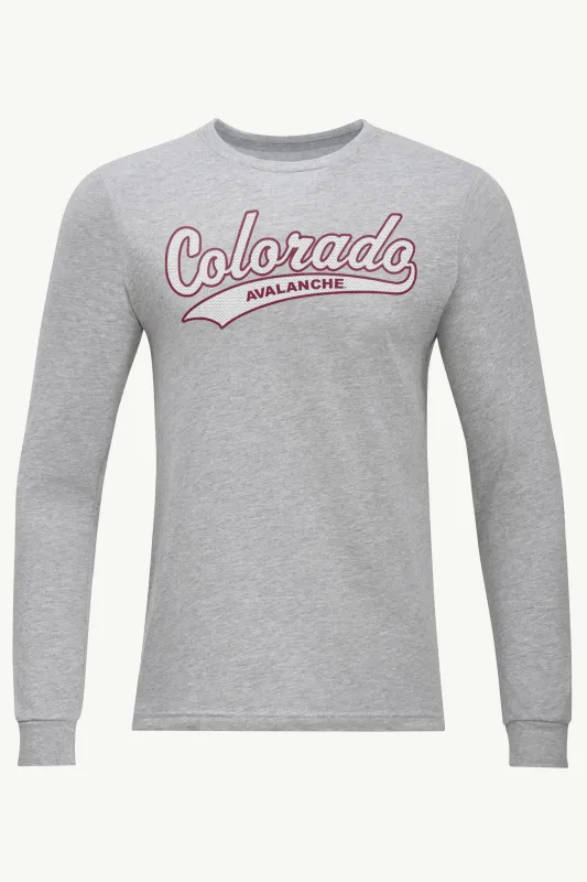 MENS COLORADO AVALANCHE TAILSWEEP LONG SLEEVE T SHIRT sold by Starter