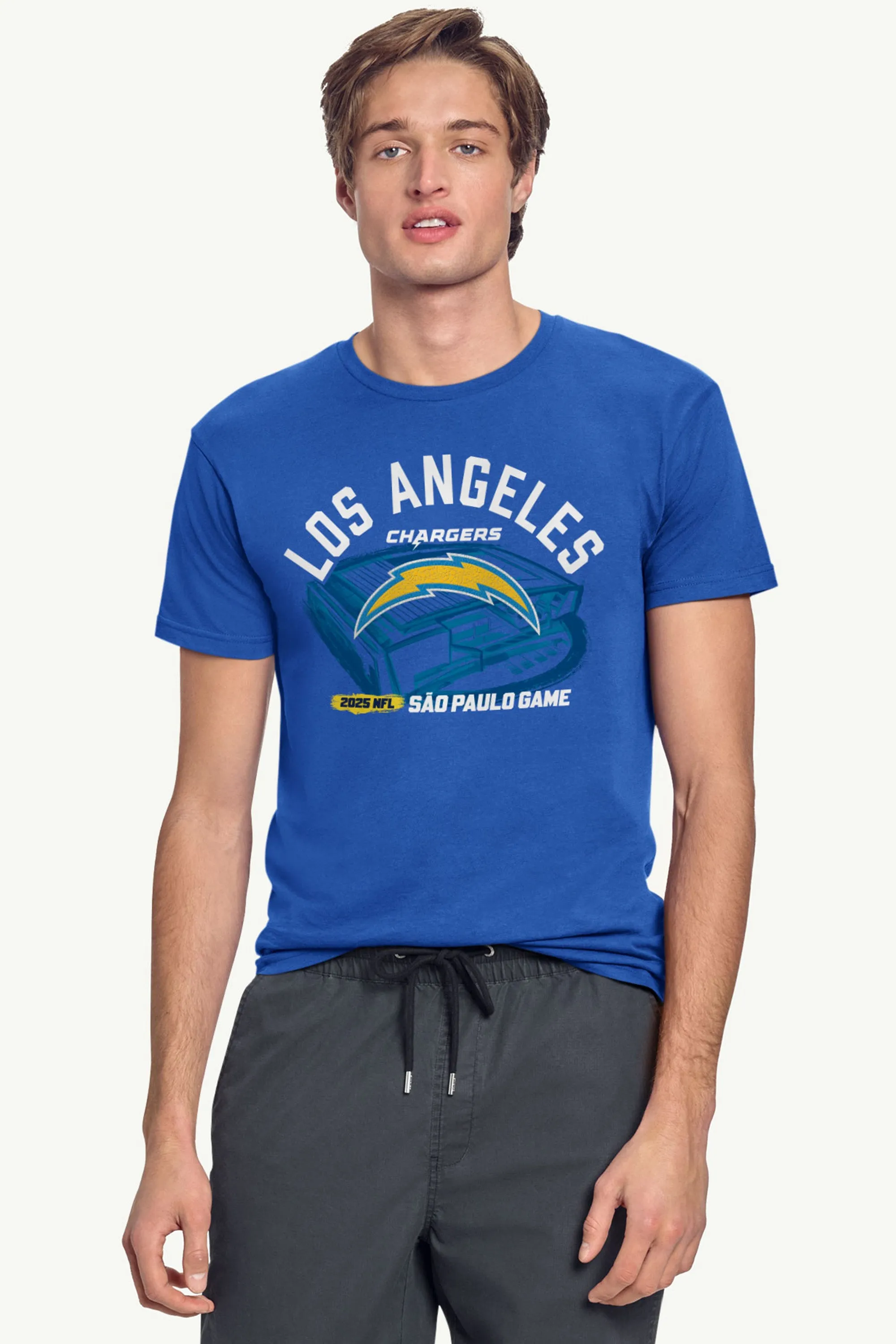 MENS LOS ANGELES CHARGERS CORINTHIANS ARENA T SHIRT sold by Starter product image thumbnail 2