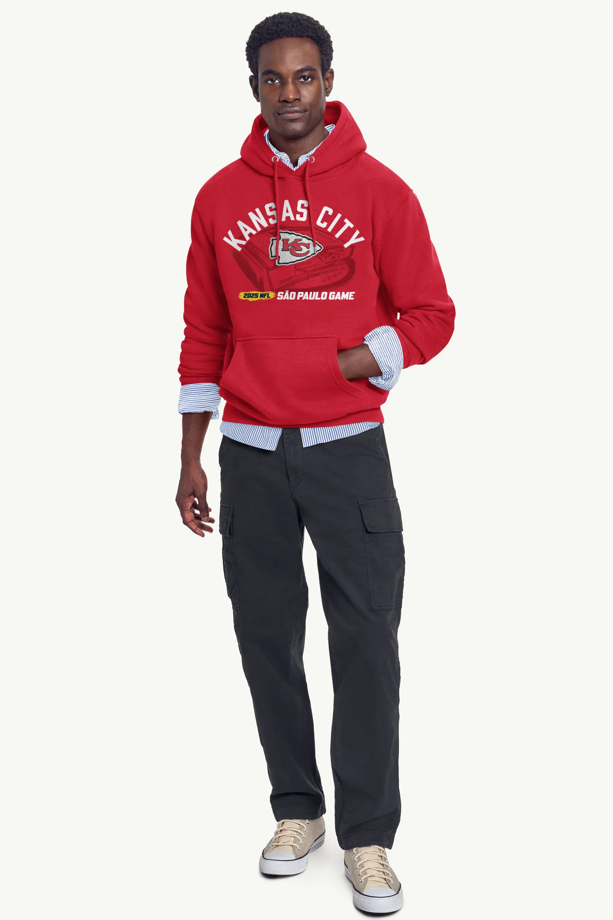 MENS KANSAS CITY CHIEFS CORINTHIANS ARENA HOODIE sold by Starter product image thumbnail 3