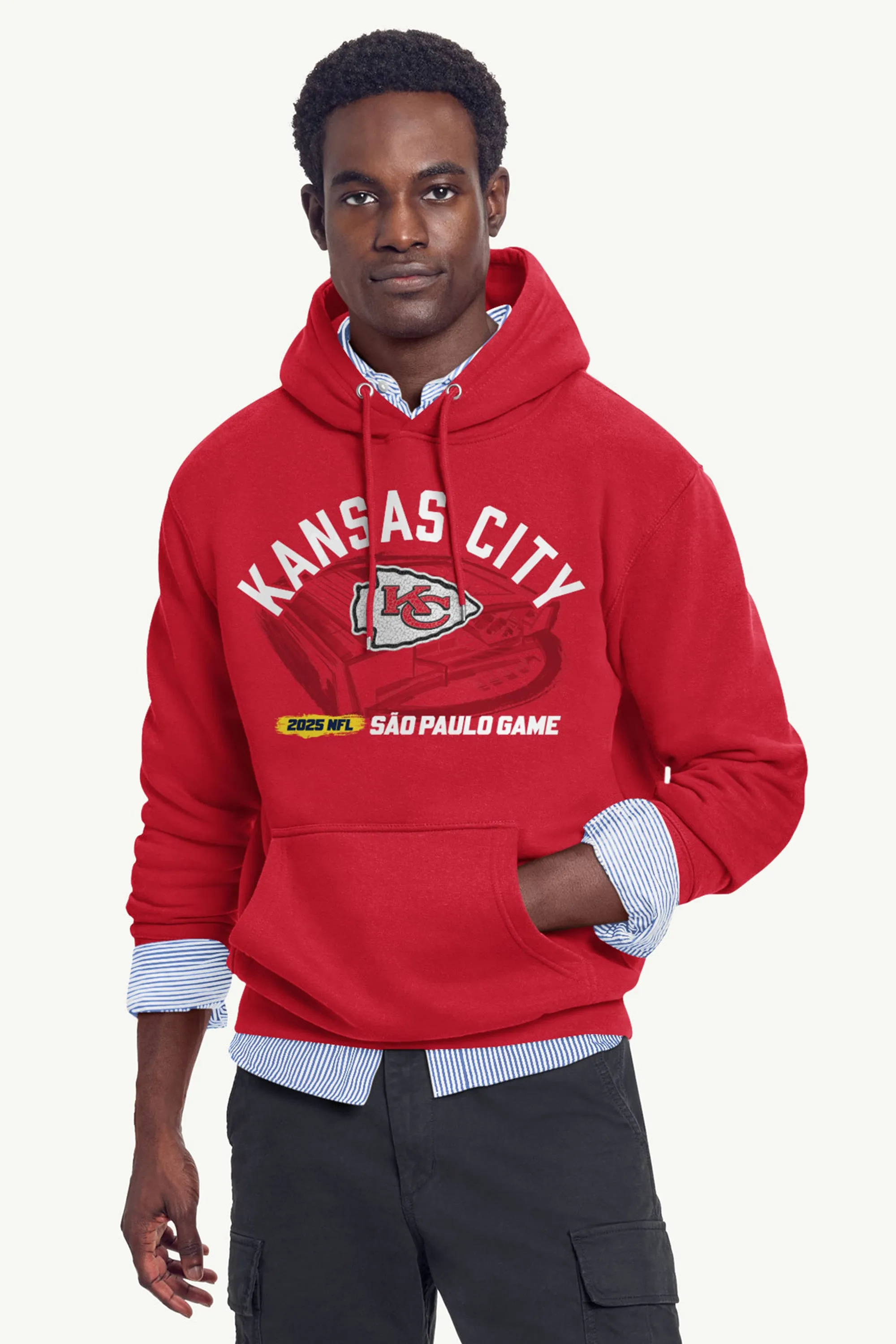 MENS KANSAS CITY CHIEFS CORINTHIANS ARENA HOODIE sold by Starter product image thumbnail 2